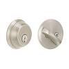 Schlage Single Cylinder Satin Nickel Deadbolt B60SK V 619 - The Home Depot