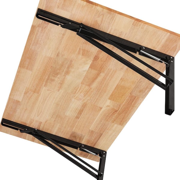 Folding work table wall mounted discount
