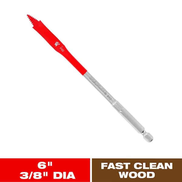 3/8 in. x 6 in. SPEEDemon High Speed Steel Spade Bit (1-Piece)