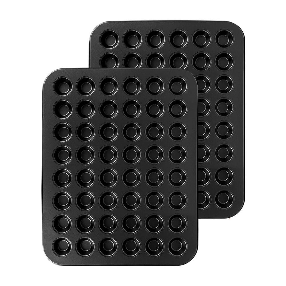 2 pcs 48-Piece Carbon Steel Nonstick Mini Muffin Pan Set with 1000 Paper Cupcake Liners for Baking price history on PriceWatchPro