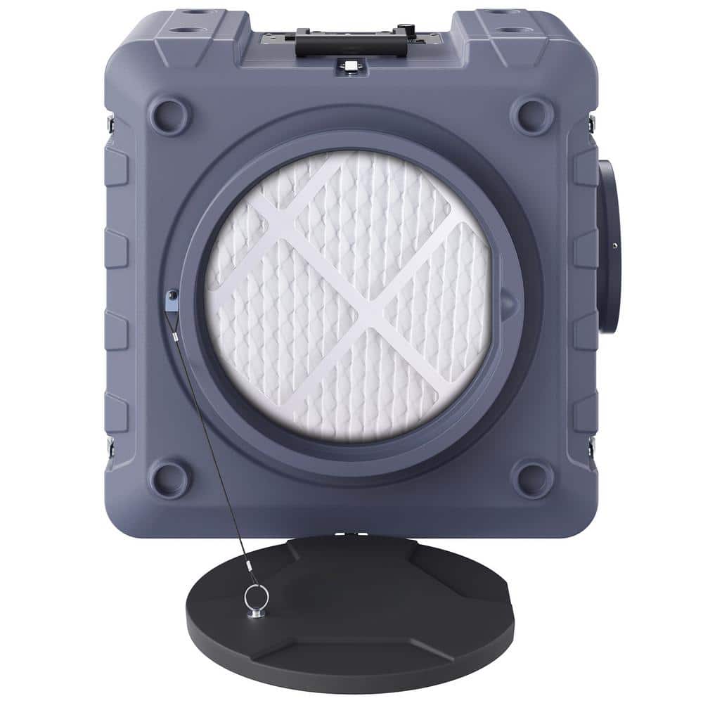 Air Scrubber with 3-Stage Filtration 96 sq. ft. HEPA - Type Air Scrubber in Gray with Portable price history on PriceWatchPro