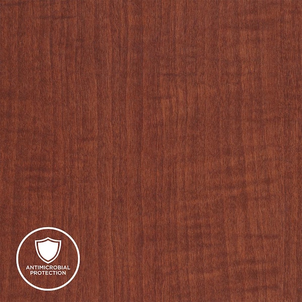 Wilsonart 3 in. x 5 in. Laminate Sheet Sample in Versailles Anigre with Premium Textured Gloss Finish