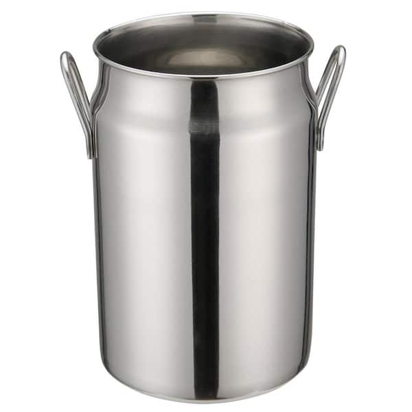 Winco 20 oz.Stainless Steel Mini Milk Can Condiment Server