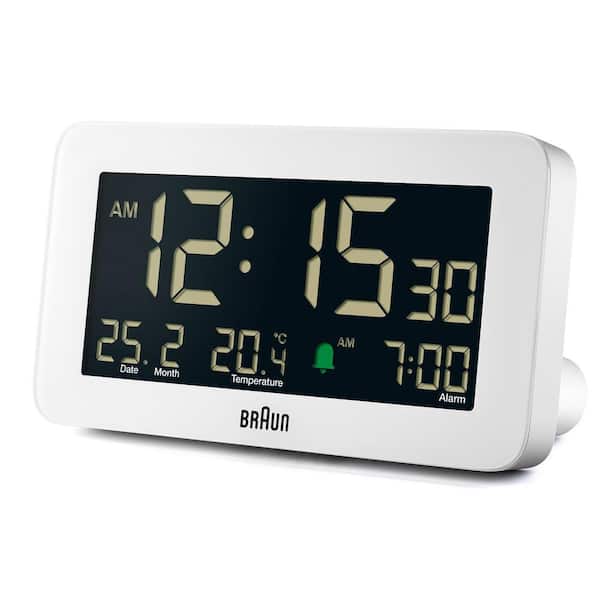 Braun Digital Alarm Clock BC10W
