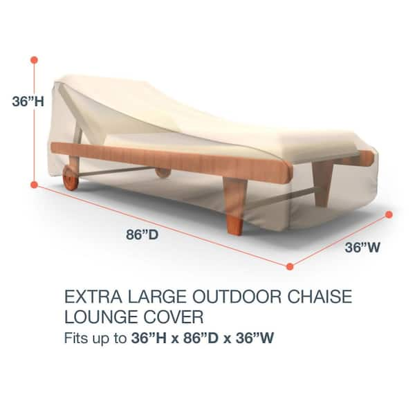 extra large outdoor chaise lounge