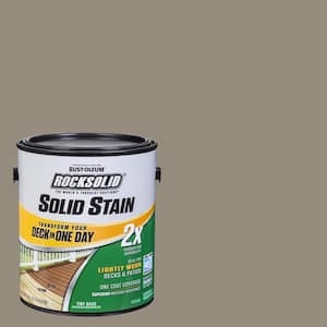 1 gal. Taupe Exterior 2X Solid Stain
