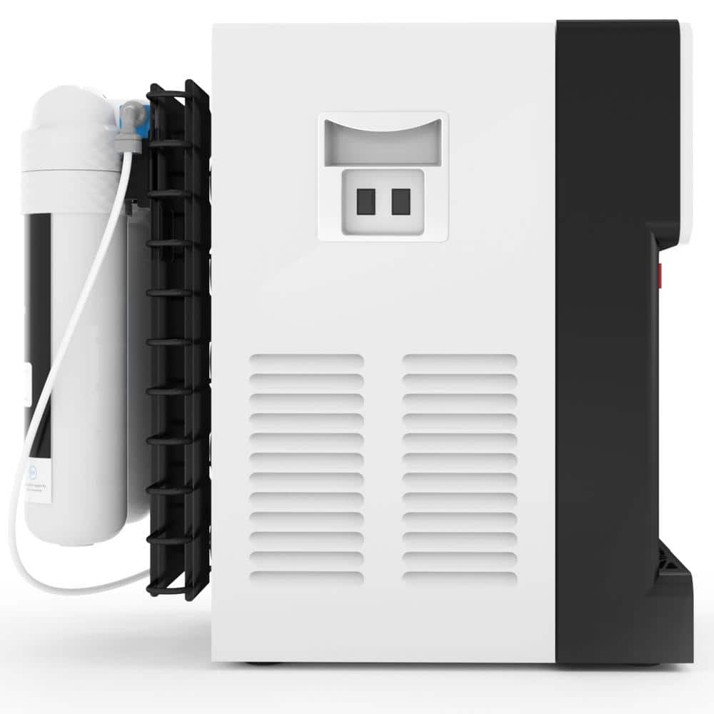 White and Black Countertop Bottleless Water Cooler Dispenser