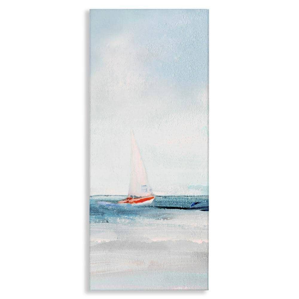 Stupell Industries Sailboat in Distance by Sally Swatland Unframed ...
