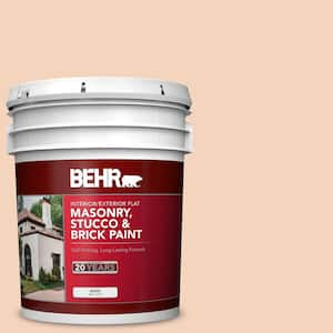 5 gal. #BXC-37 Miami Stucco Flat Interior/Exterior Masonry, Stucco and Brick Paint