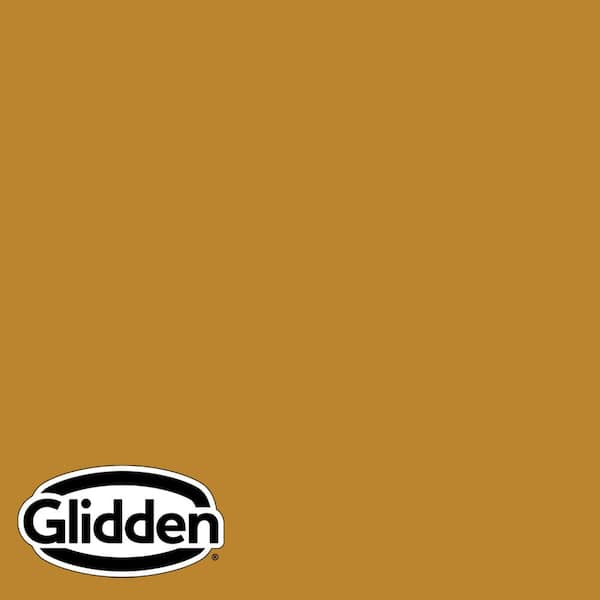 Glidden Essentials 1 gal. PPG1208-7 Gothic Gold Flat/Matte Exterior Paint