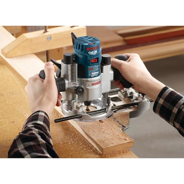 Bosch Deluxe Router Edge Guide Accessory with Dust Extraction Hood 