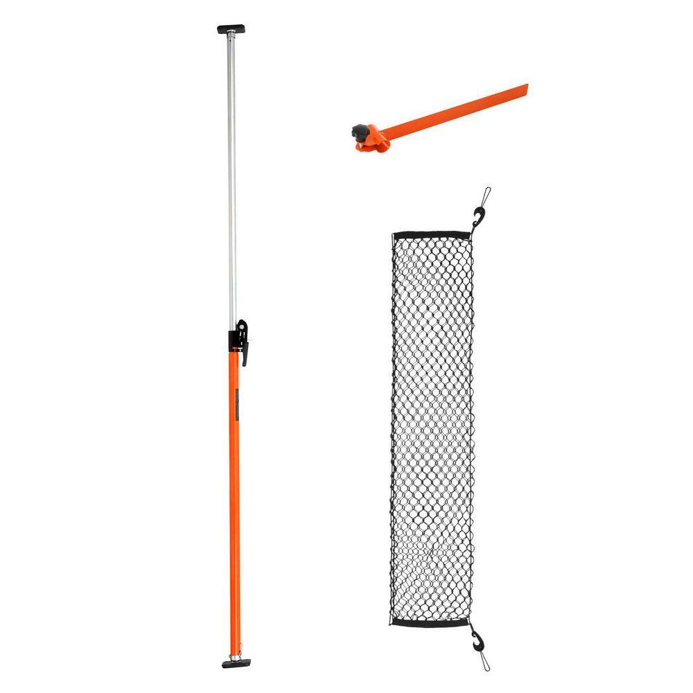 Cargo Bar, Ratcheting Cargo Bars Adjustable from 40 in. to 73 in., Heavy-duty Steel Cargos Stabilizer with Storage Net price history on PriceWatchPro