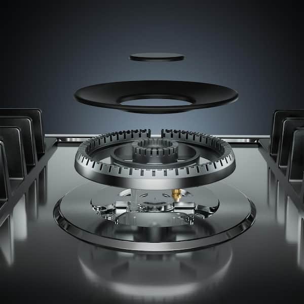 30 in. Gas Stove Cooktop in Stainless Steel with 5-Sealed Burners