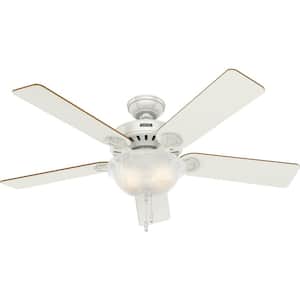 Pro's Best Five Minute 52 in. Indoor White Ceiling Fan with Light Kit
