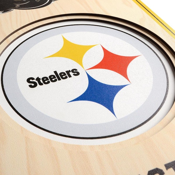 Pittsburgh Steelers Wood Logo