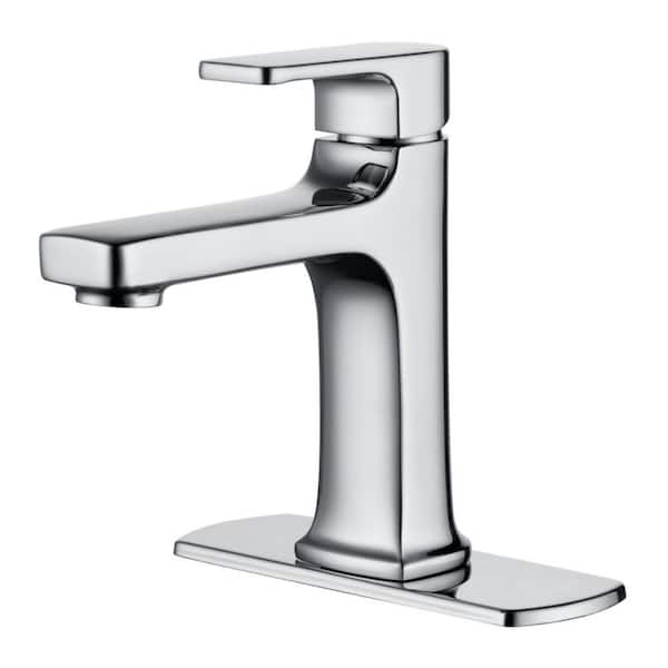 Ultra Faucets Dean Single Hole Single-Handle Lavatory Bathroom Faucet Rust Resist in Polished Chrome