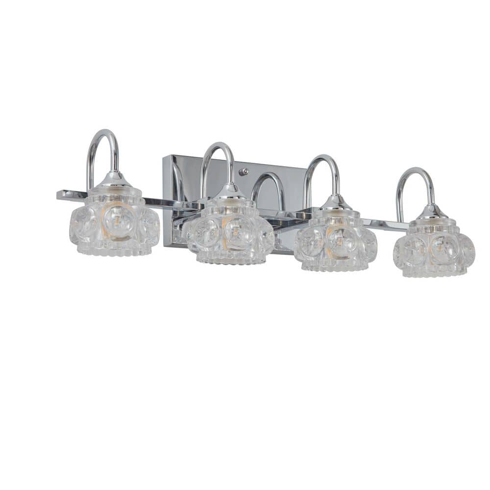 Epoch 23 in. Silver 4-Light Vanity Light price history on PriceWatchPro