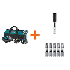 18V LXT Brushless 4-Speed Impact Driver Kit with Impact XPS Insert Bit Holder and ImpactXPS 1 in. Insert Bit, 5-Pack