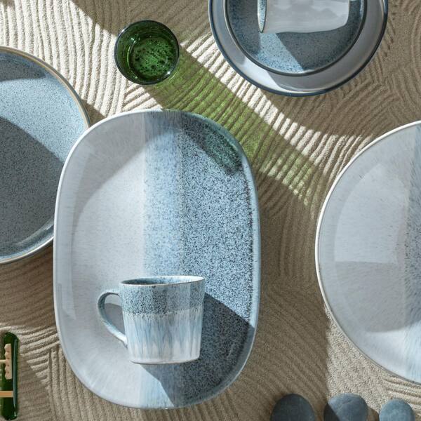 Denby Stoneware Studio Grey Accent 2 Pc 13.5 oz. Mug Set STG-112A