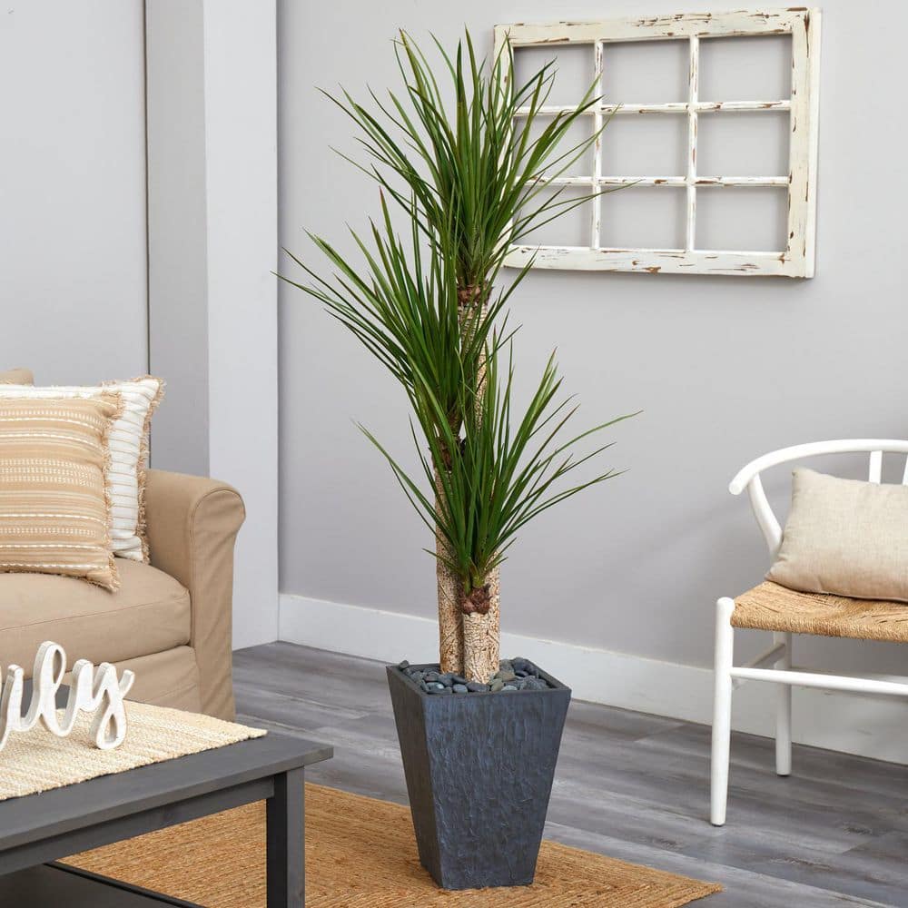 13 in. Artificial Green Indoor/Outdoor Yucca Plant, Faux Leaf Accent, Decorative Small Green Plant Display price history on PriceWatchPro