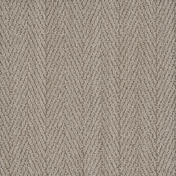 Lifeproof Monterey - Hamill - Beige 40 oz. TwistX SD PET Loop Installed Carpet