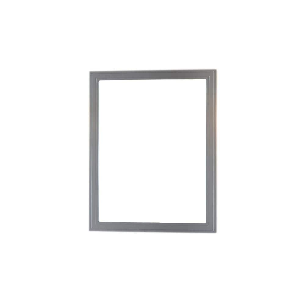 Home Decorators Collection 24 In W X 30 In H Framed Rectangular Bathroom Vanity Mirror In Cool Gray Dt7024 12 The Home Depot