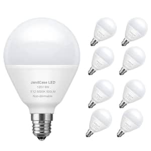 40-Watt Equivalent 5W G14 Non-Dimmable Global LED Light Bulb E12 Base in Daylight White (8-Pack)