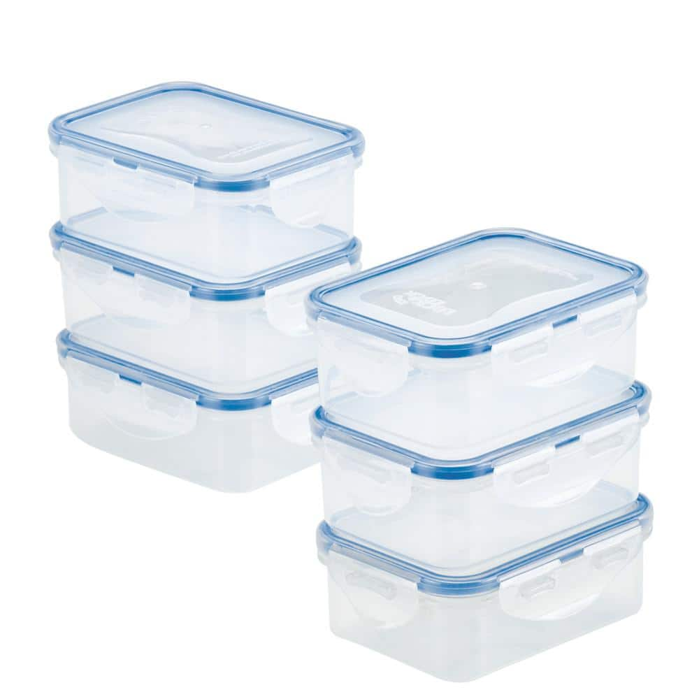 Airtight Food Storage Containers with Lids – 6 Piece Set