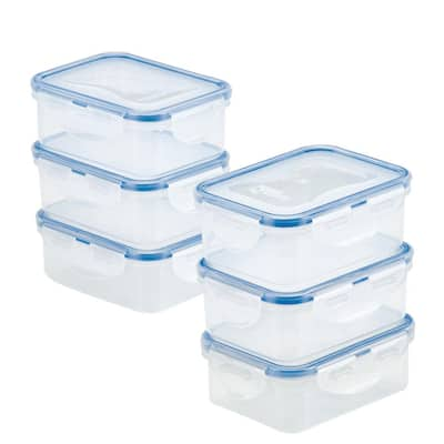 Snapware Total Solutions 1-Cup Glass Square Storage Container (3-Pack)  1109328 - The Home Depot