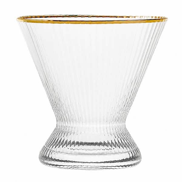 Formal Gold Plastic Cocktail Glasses No Additional Features