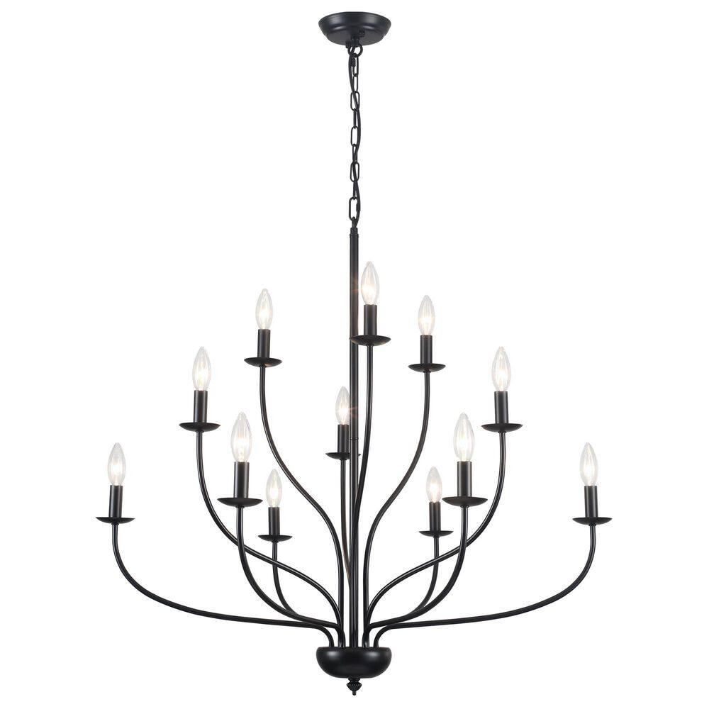 12 Light Black Candle Style Chandelier Modern Farmhouse Industrial Chandeliers for Dining Room Kitchen Island Foyer price history on PriceWatchPro