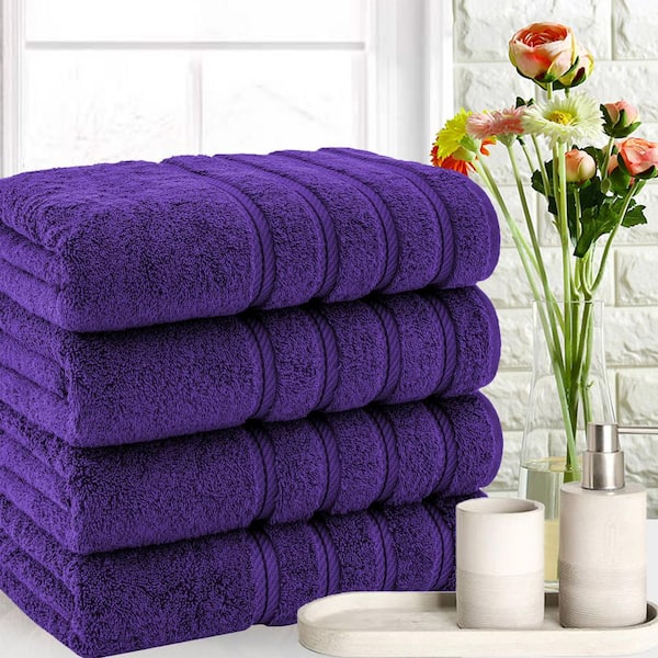 Lane Linen Large Bath Towels - 100% Cotton Bath Sheets, Extra Large Bath Towels, Zero Twist, 4 Piece Bath Sheet Set, Quick Dry, Super Soft Shower