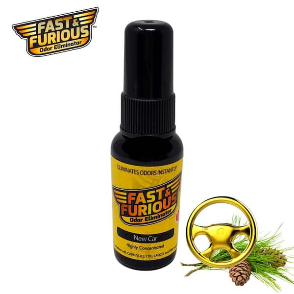 FAST & FURIOUS Odor Eliminator Power Pump New Car Odor Eliminator (2-Pack)