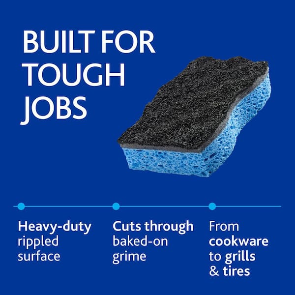Scrunge Heavy-Duty Scrub Sponge (8 Sponges)