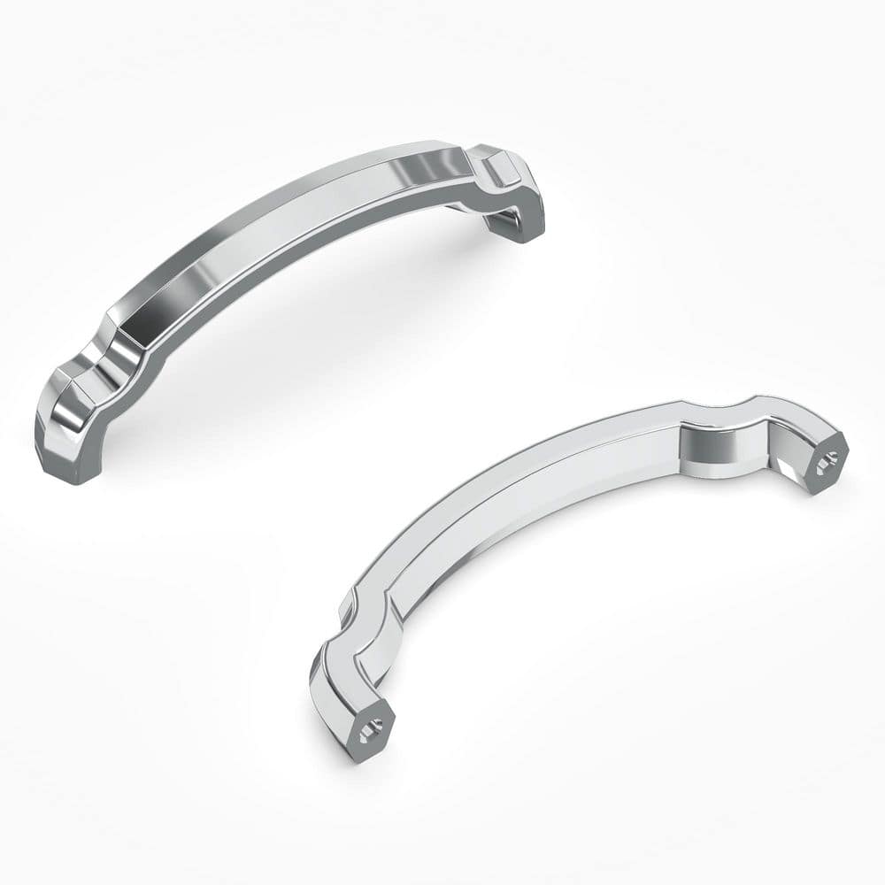 Veranda 3-3/4 in. (96 mm) Center-to-Center Chrome Cabinet Pull (10-Pack) price history on PriceWatchPro