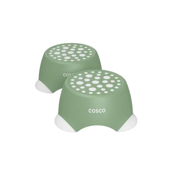 Cosco Kids 1-Step Small Green Step Stool (2-Pack)