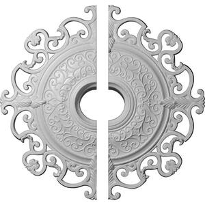 38-3/8 in. x 6-5/8 in. x 2-7/8 in. Orleans Urethane Ceiling Medallion, 2-Piece (Fits Canopies up to 8-1/4 in.)