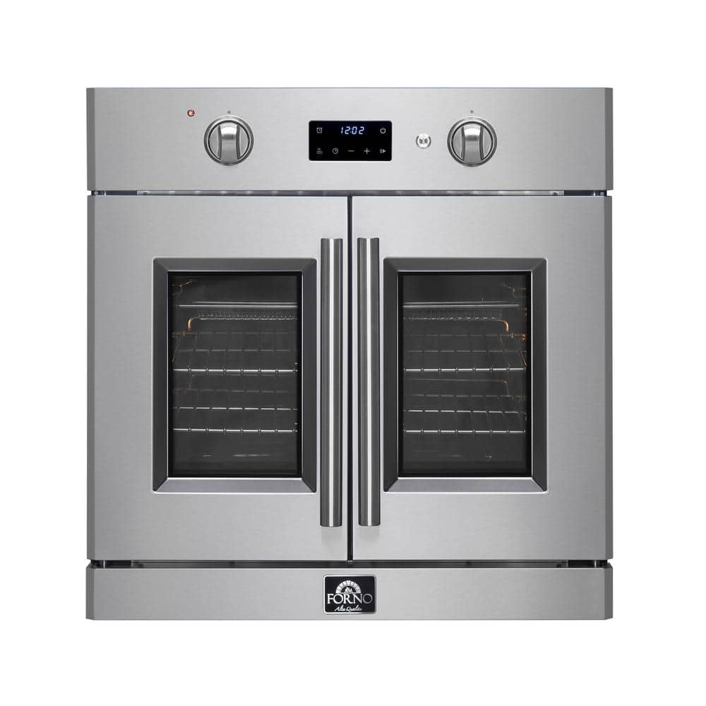 Forno Asti 30 in. Electric French Door Single Wall Oven Stainless Steel ...