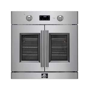 Asti 30 in. Electric French Door Single Wall Oven Stainless Steel