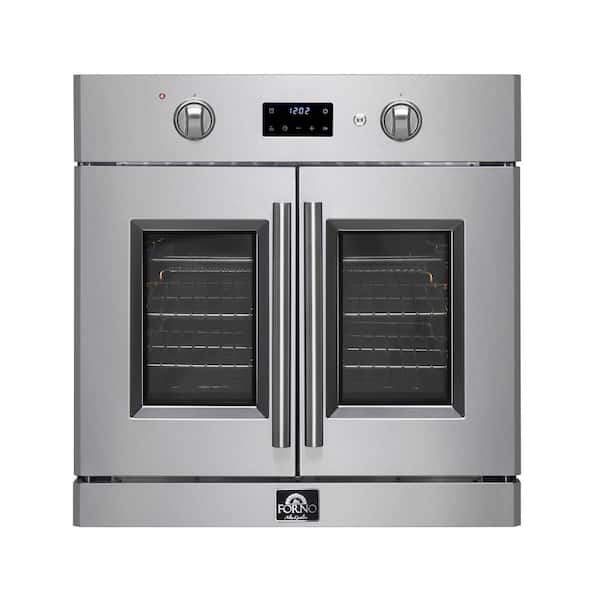 Forno Asti 30 in. Electric French Door Single Wall Oven Stainless Steel