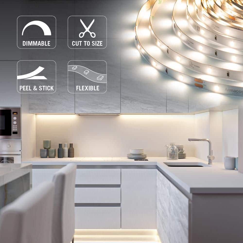 RibbonFlex Pro 8ft White LED Strip Light Tape