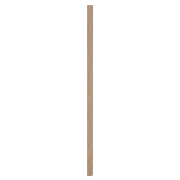 Hampton Bay Sinclair 3 in. W x 0.75 in. D x 91.5 in. H Pantry Filler in Shaker Light Oak