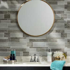 Collage Mixed Gray Corridor 12.06 in. x 13.88 in. PVC Peel and Stick Tile (1.16 sq. ft./Pack)