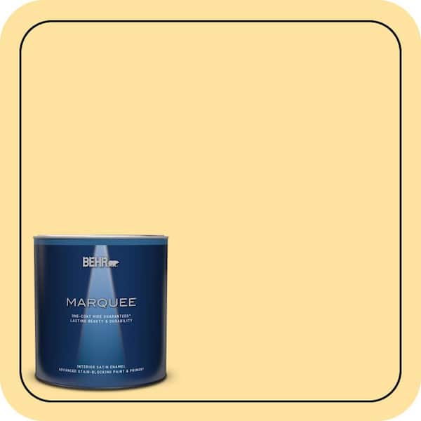 BEHR MARQUEE 1 qt. #P280-3 Polka Dot Skirt Satin Enamel Interior Paint & Primer