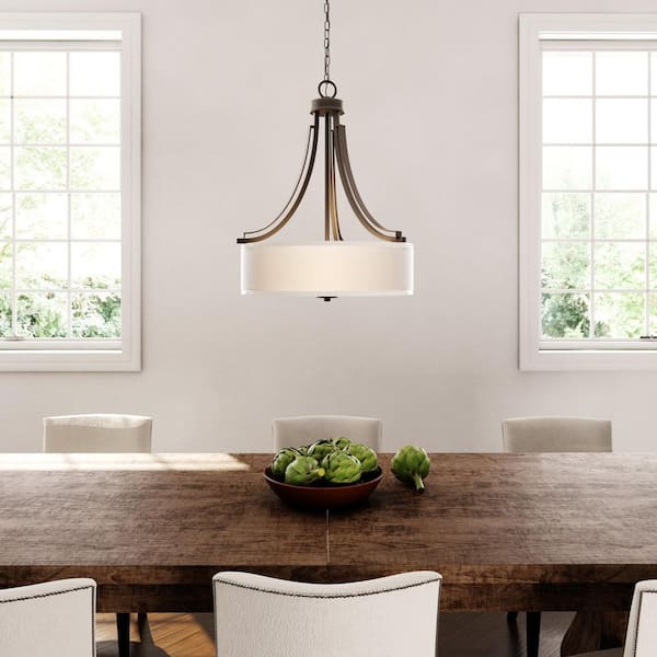 Parsons Studio 3-Light Smoked Iron Pendant
