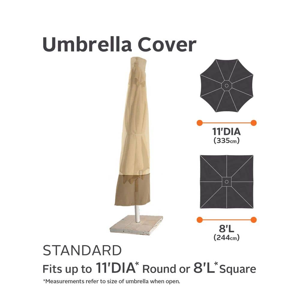 Sand Heavy-Duty Water-Resistant Patio Umbrella Cover