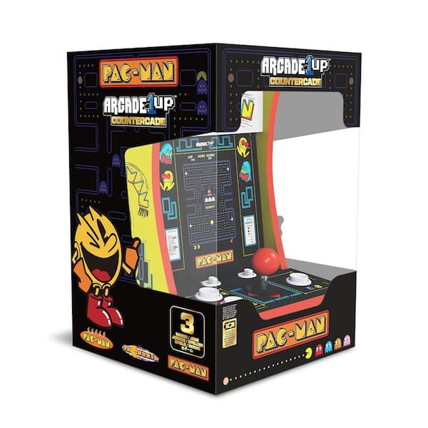 ARCADE1UP Pac-Man Countercade Arcade Machine with 3 Retro Games