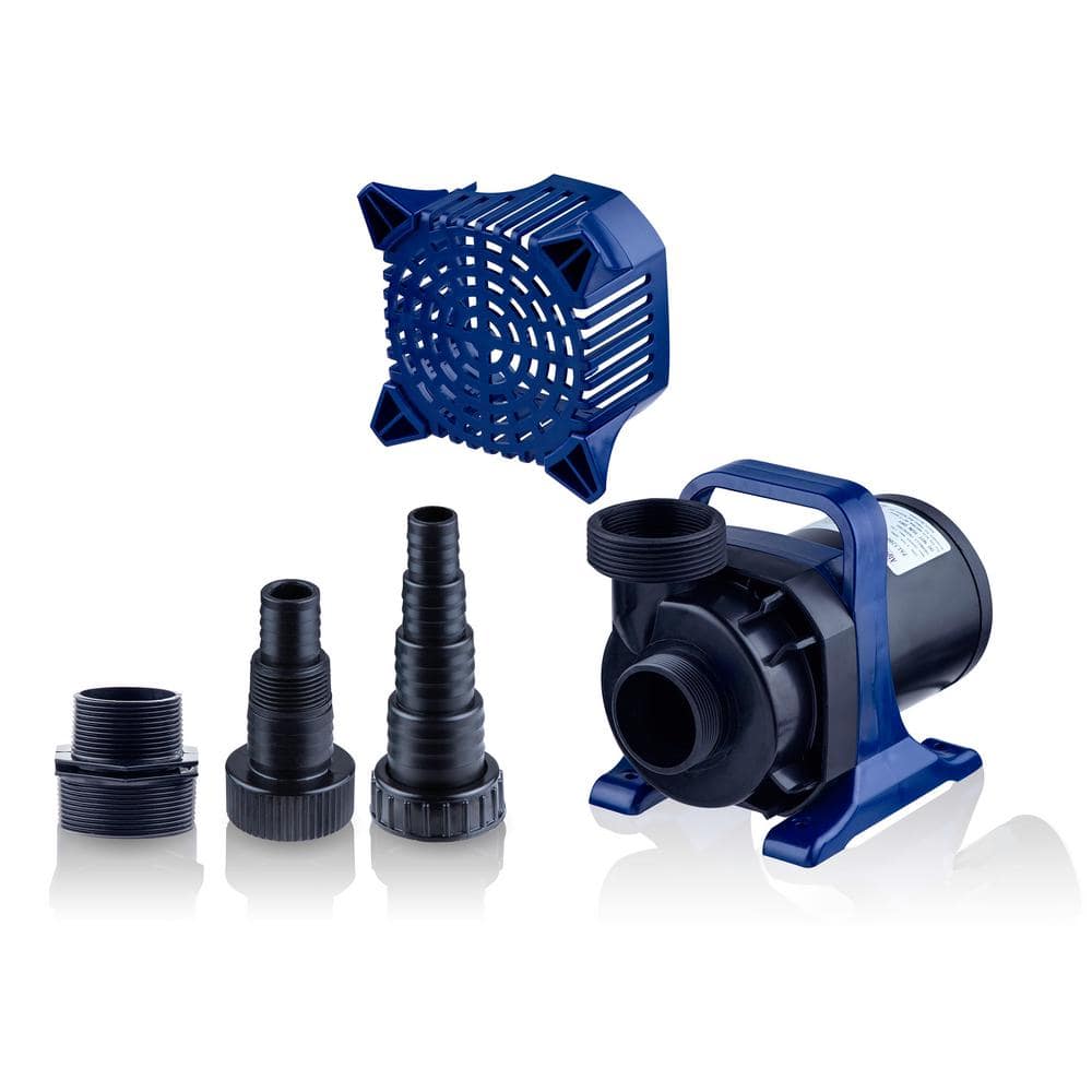 Alpine Blue and Black Submersible Pond Pump 5200 GPH