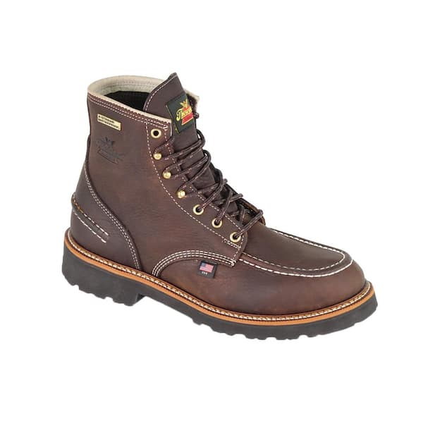 Thorogood Flyway USA Men's Size 14 Wide (C) Briar Pitstop Leather 6 in ...