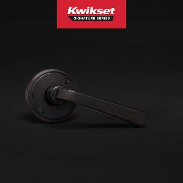 Trafford Venetian Bronze Reversible Half-Dummy Hall Closet Door Handle with Microban Antimicrobial Technology